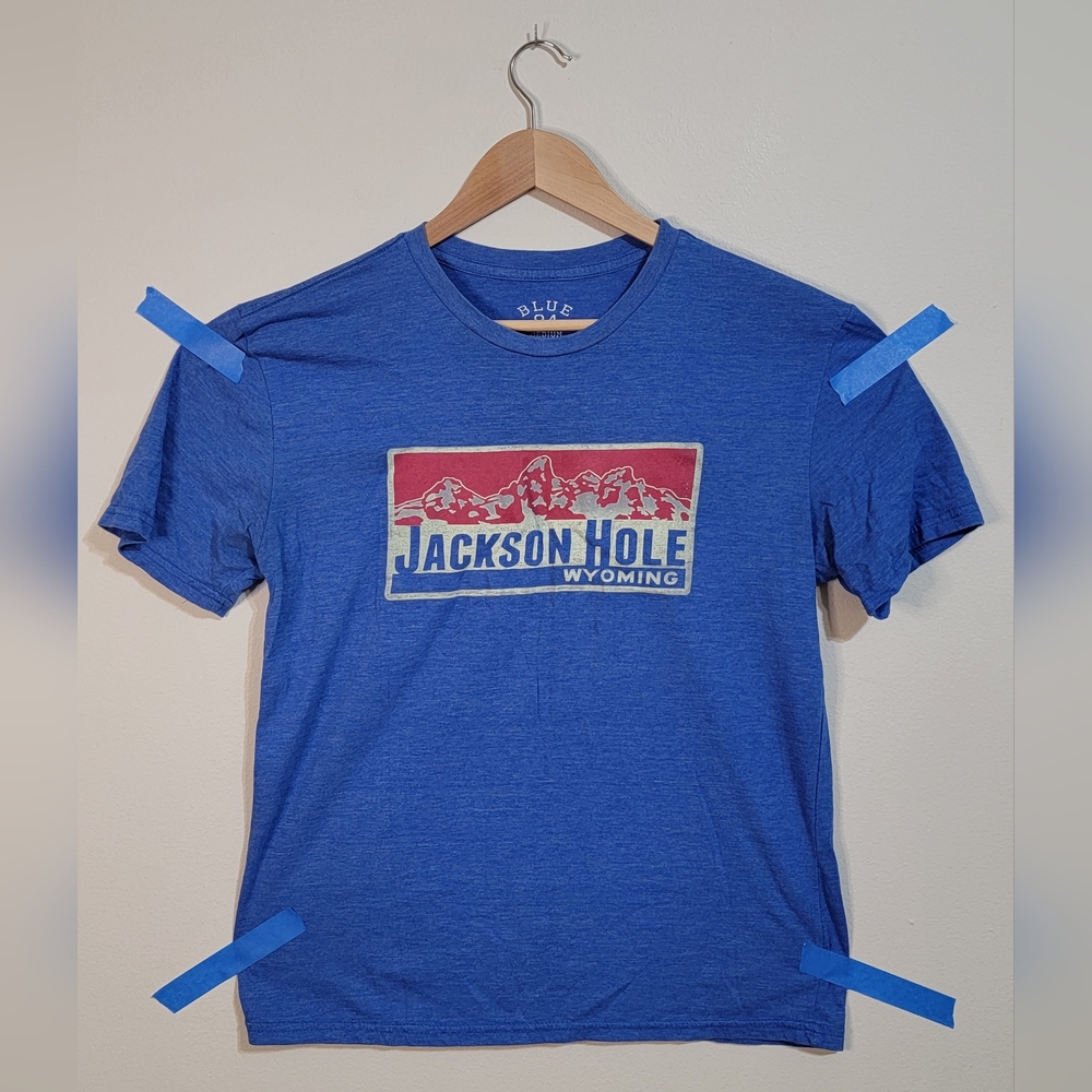 Blue 84 Red and Blue Jackson Hole Tee